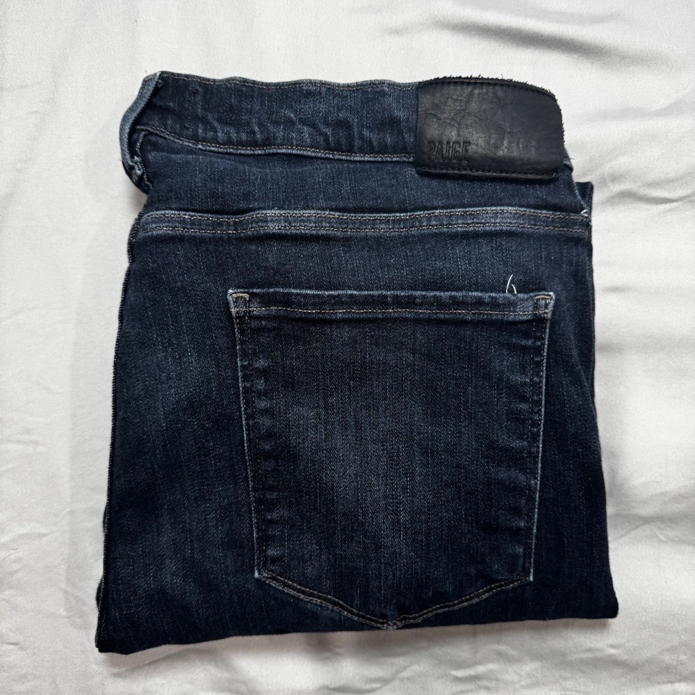 PAIGE Federal Jeans Dark Wash Straight Fit Men's 38x30 (36x28) Classic Everyday